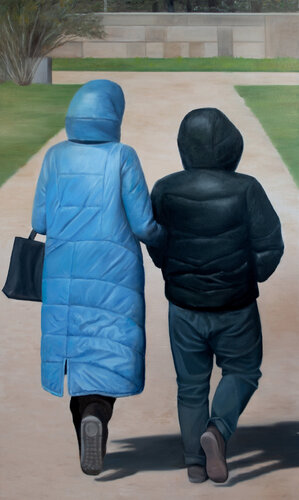 A walk in the park de marjon van Boeckel, Pintura a la venta en Singulart