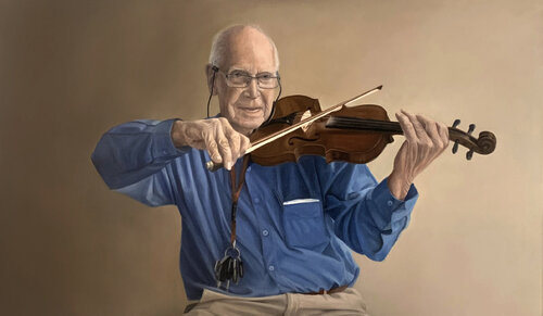 music knows no age von marjon van Boeckel, Malerei kaufen auf Singulart