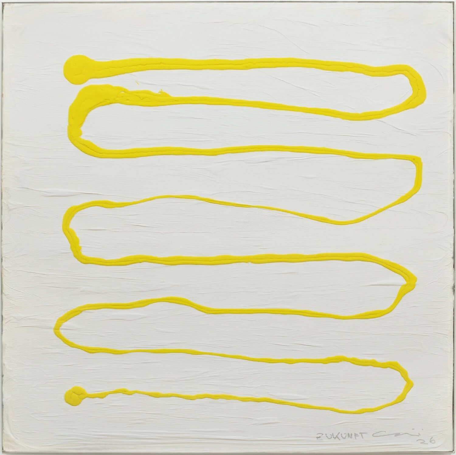 ZUKUNFT I, 100 cm x 100 cm dagmar cavadini