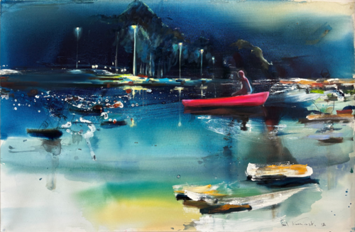 Abend di Paul Kaminski, Pittura in vendita su Singulart