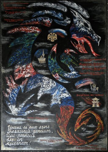 Politische Farben der Welt by Lena Luzius, Painting for Sale on Singulart