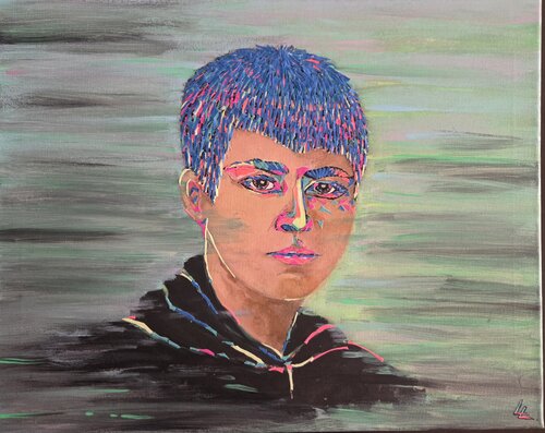 Adulescens van Lena Luzius, Schilderij te koop op Singulart