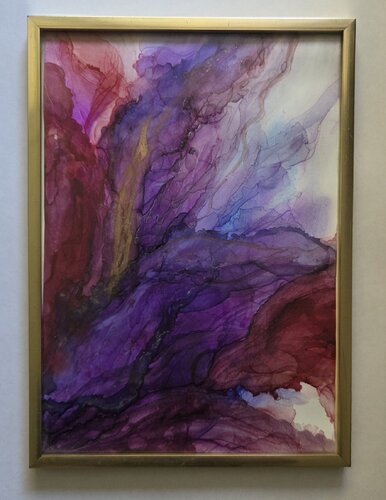 Flower-de-lis par Lena Luzius, Œuvre sur papier en vente sur Singulart