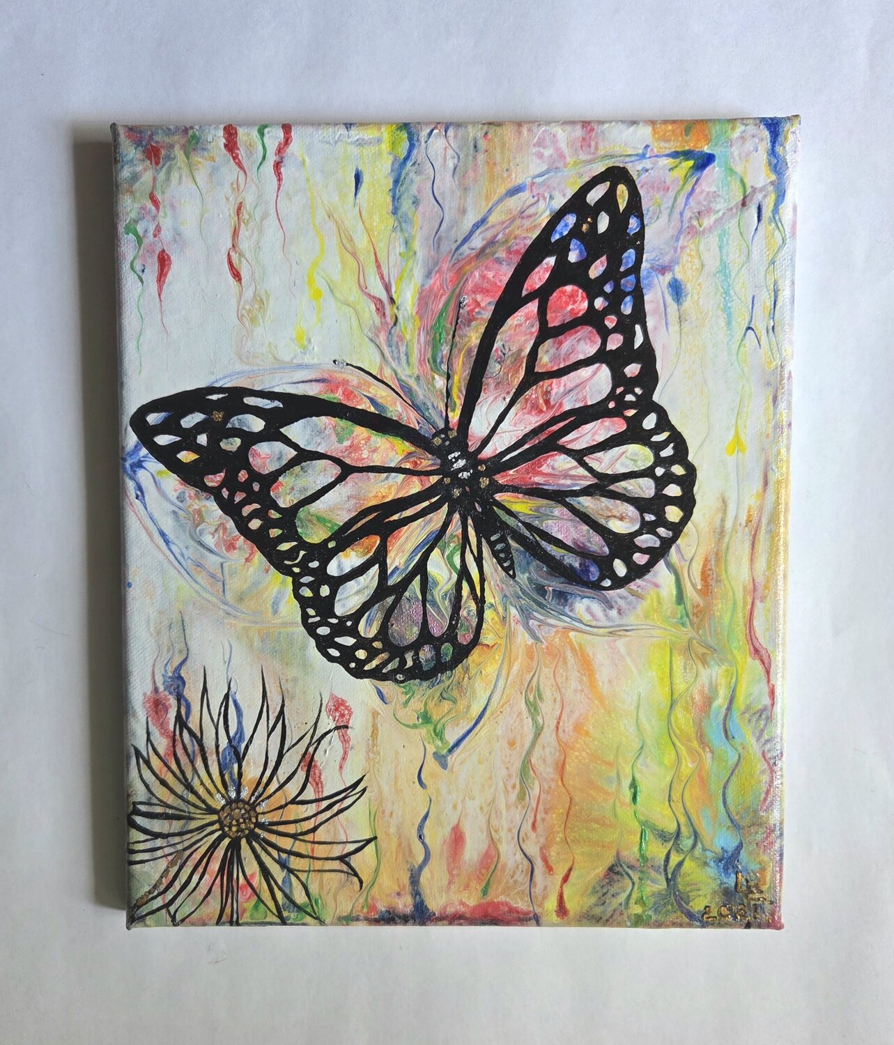 Life is one day long Lena Luzius Pintura original en venta