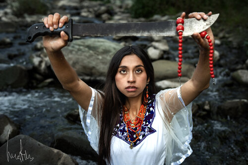 ¡¡Pieza única!! - Simbolismo del Machete y el Rosario en Ecuador by Raul Martin, Photography for Sale on Singulart