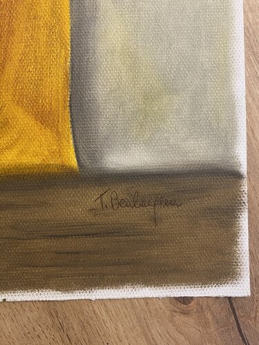 Figura d’ascolto van Tina Bevilacqua, Schilderij te koop op Singulart