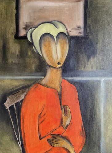 Presenza silenziosa by Tina Bevilacqua, Painting for Sale on Singulart