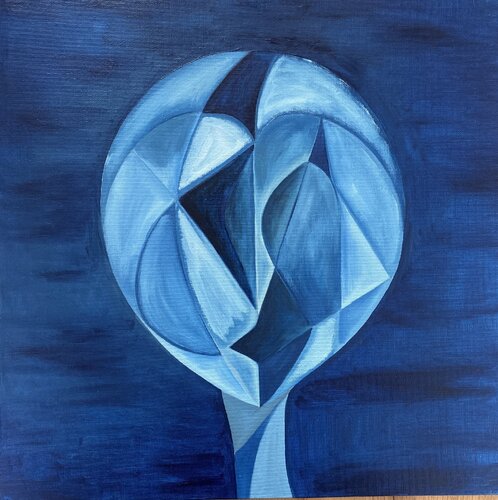 Acqua (parte della serie identità frammentata) van Tina Bevilacqua, Schilderij te koop op Singulart