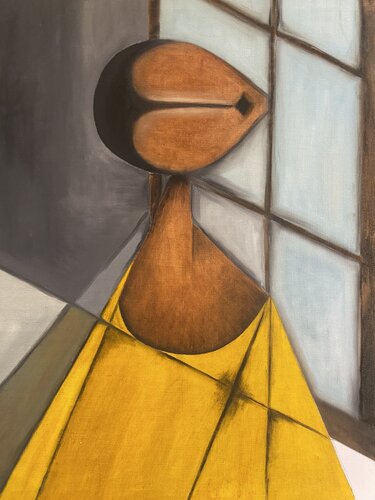 Sguardo Silente par Tina Bevilacqua, Peinture en vente sur Singulart