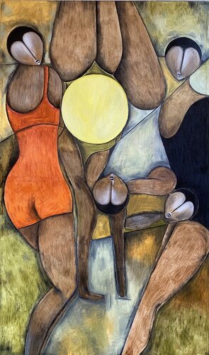 Grembo condiviso by Tina Bevilacqua, Painting for Sale on Singulart