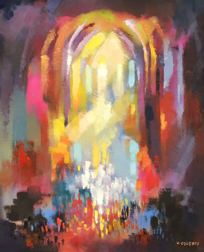 Katedral XIII by Vincent COUPPEY, Painting for Sale on Singulart
