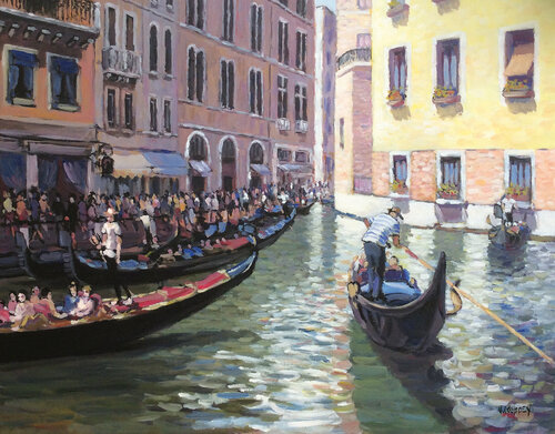 Ambiance vénitienne by Vincent COUPPEY, Painting for Sale on Singulart