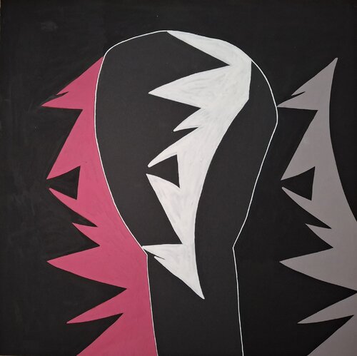 Head 43 van Márta Nyilas, Schilderij te koop op Singulart