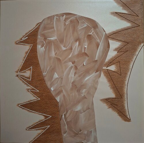 Head 50 par Márta Nyilas, Œuvre sur papier en vente sur Singulart