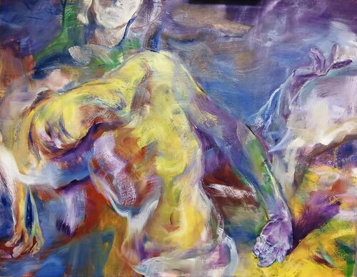 Pieta from Pécs by Márta Nyilas, 絵画 for Sale on Singulart