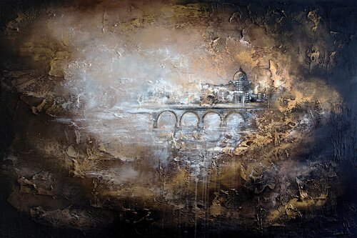 Eternal city van Asta Vehviläinen, Schilderij te koop op Singulart