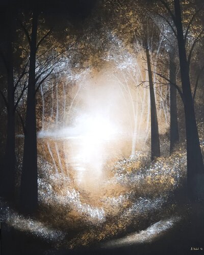 Magical forest von Asta Vehviläinen, Malerei kaufen auf Singulart