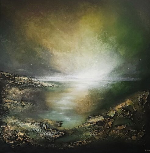 Green sky von Asta Vehviläinen, Malerei kaufen auf Singulart