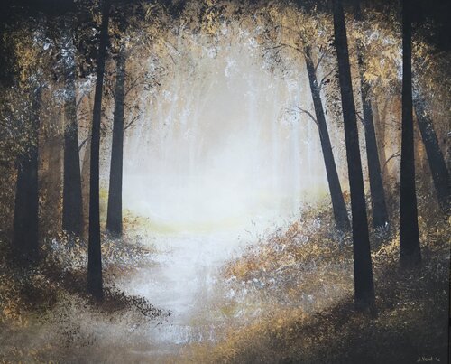 Chill morning par Asta Vehviläinen, Peinture en vente sur Singulart