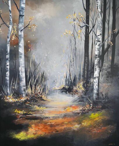 Autumn par Asta Vehviläinen, Peinture en vente sur Singulart