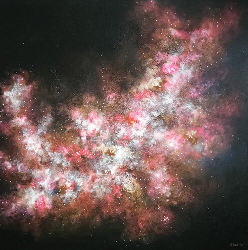 Sweet universe von Asta Vehviläinen, Malerei kaufen auf Singulart