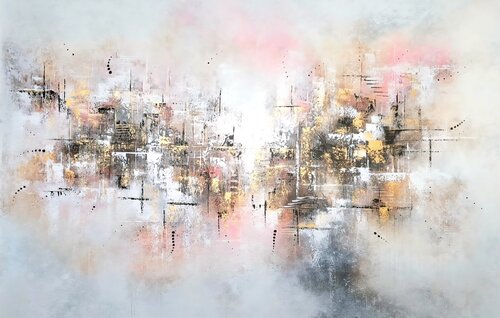 Connection between us di Asta Vehviläinen, Pittura in vendita su Singulart