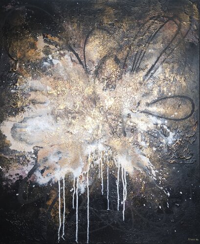 New year, same me van Asta Vehviläinen, Schilderij te koop op Singulart