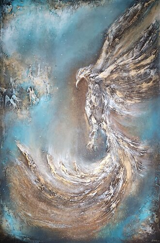 You will rise again de Asta Vehviläinen, Pintura a la venta en Singulart