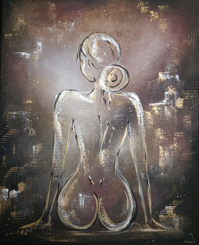 Lady Lily by Asta Vehviläinen, Painting for Sale on Singulart