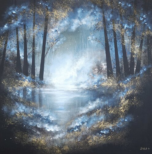 Between shadow and light von Asta Vehviläinen, Malerei kaufen auf Singulart