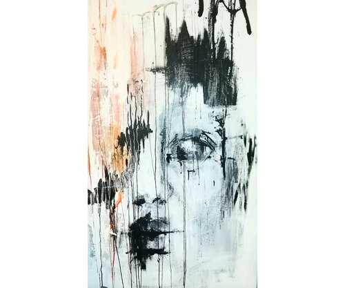 face to face van Linda Schneider, Schilderij te koop op Singulart