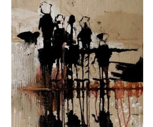 Kinderkreuzug Bild 1 von Linda Schneider, Malerei kaufen auf Singulart