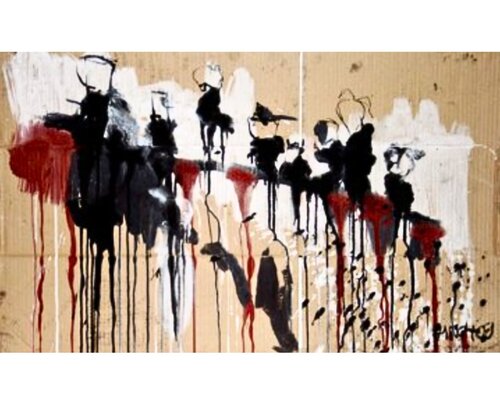 Kinderkreuzug Bild 1 by Linda Schneider, 회화 for Sale on Singulart