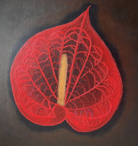 Langue de feu di Sophonie Pierre, Pittura in vendita su Singulart