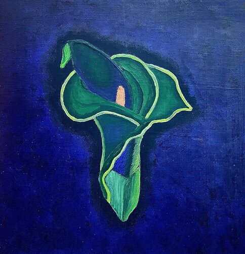 Le lys Calla di Sophonie Pierre, Pittura in vendita su Singulart