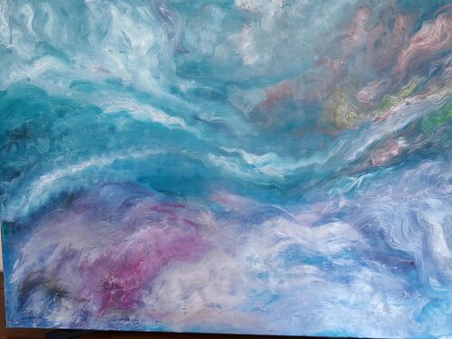 Il colore del vento van Anna Carrarini, Schilderij te koop op Singulart