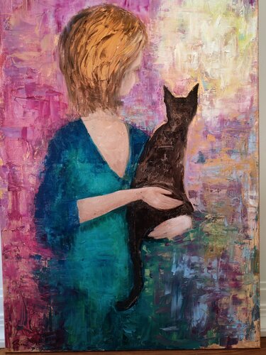 Il filo smeraldo: consonanza by Anna Carrarini, 회화 for Sale on Singulart
