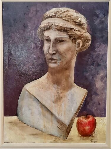 La tentazione di Athena de Anna Carrarini, Pintura a la venta en Singulart