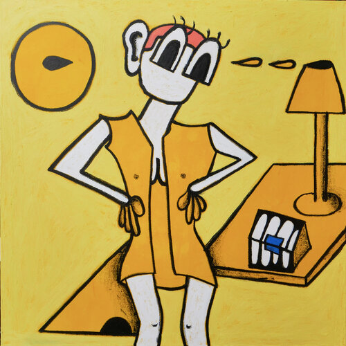 I lost my tongue by AJ Smith, Painting for Sale on Singulart