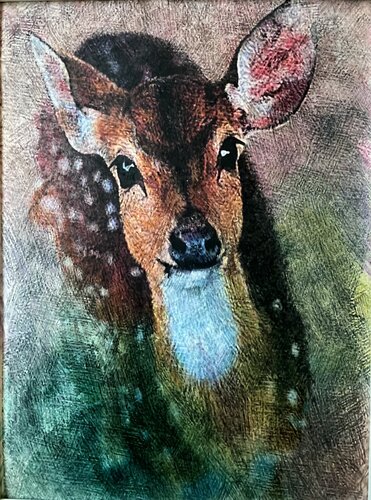 The quiet Visitor de Susanna Canciani, Pintura a la venta en Singulart