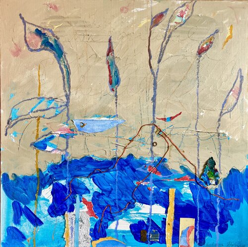 I am grateful for my good Health van Barbara Davis, Schilderij te koop op Singulart