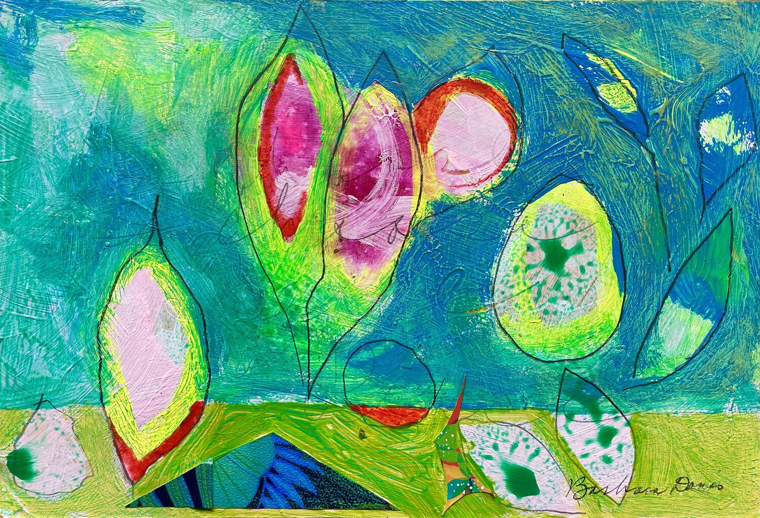 I Choose Peace Barbara Davis Origineel schilderij te koop