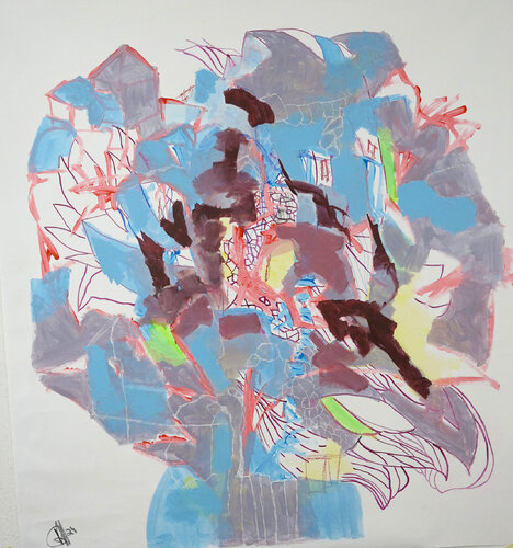 Explosion von Esther - Maria Quade, Malerei kaufen auf Singulart