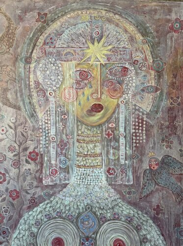 The Swan Princess: A Liminal State van Julia Sky, Schilderij te koop op Singulart