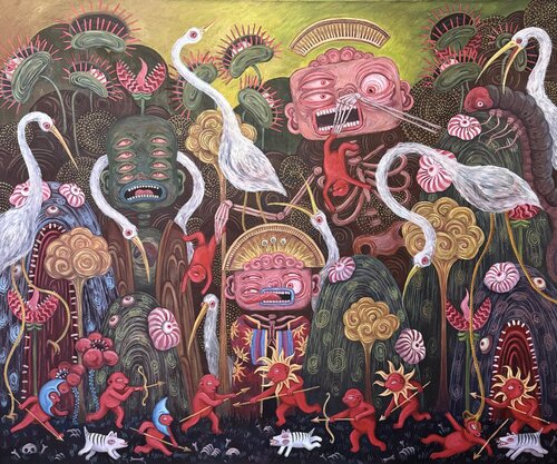 The Womb of Navi de Julia Sky, Pintura a la venta en Singulart