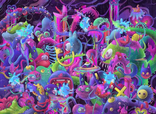 Confrontation de Julia Sky, Digital a la venta en Singulart