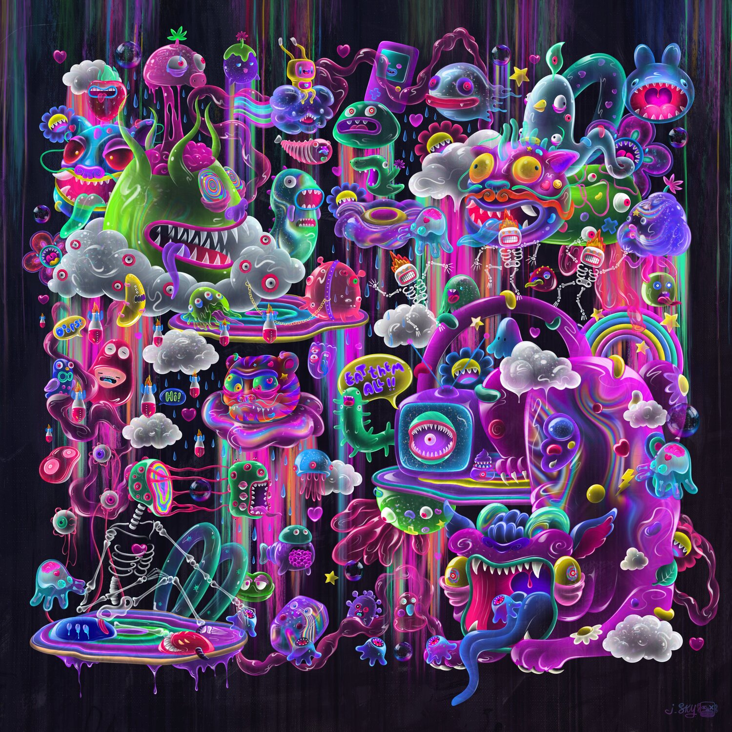 Cloudy with a Chance of Rain Julia Sky