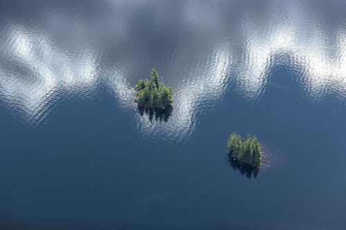 Two Islands and Cloud Reflections - Cranberry Lake, NY by John Griebsch, Photography for Sale on Singulart
