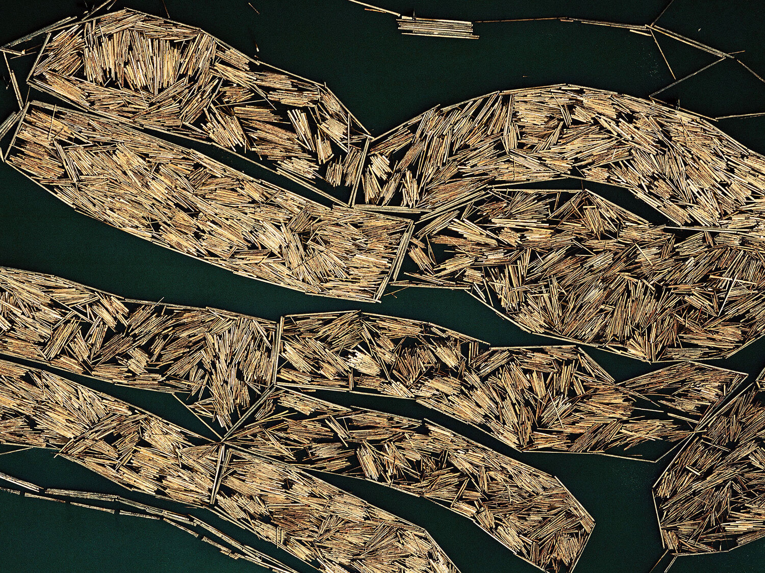 Log Rafts - Port of Tacoma, Washington John Griebsch Fotografie zu verkaufen
