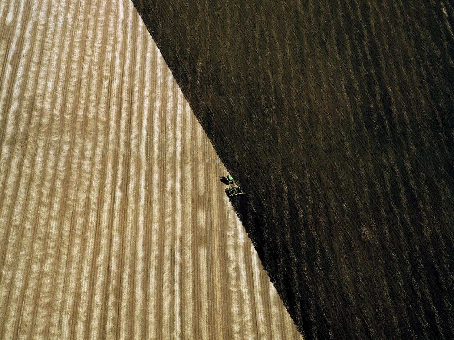 Plowed Fields - near Hannibal,  Missouri John Griebsch